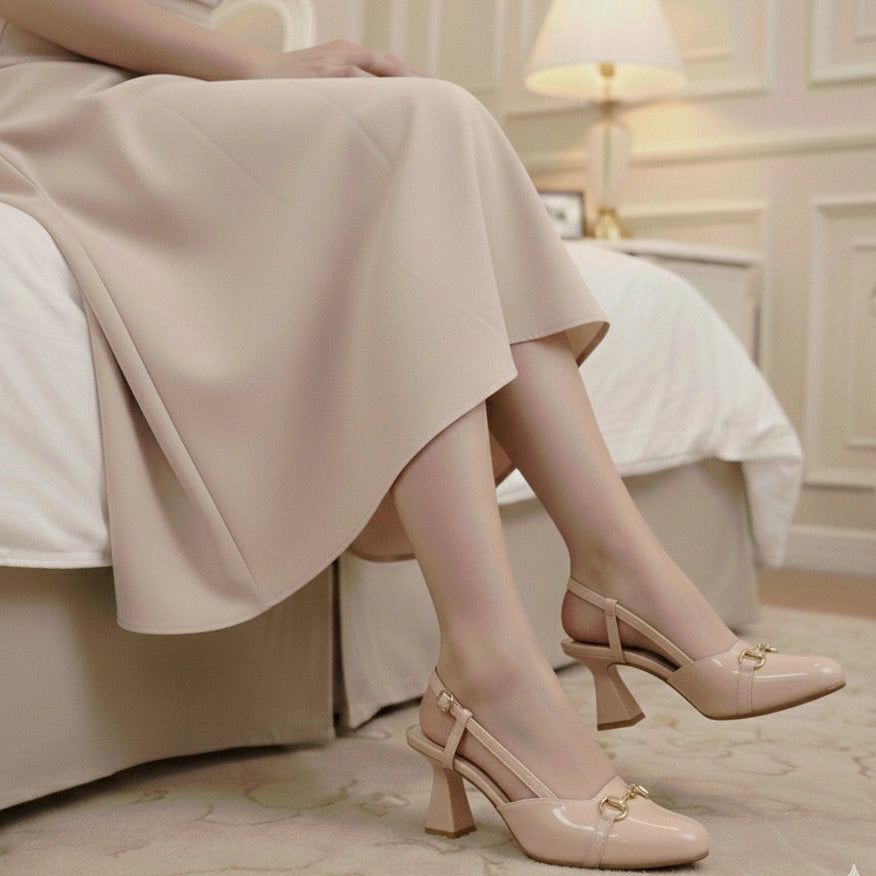 Lory Del Santo Spool Heel