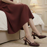 Lory Del Santo Spool Heel