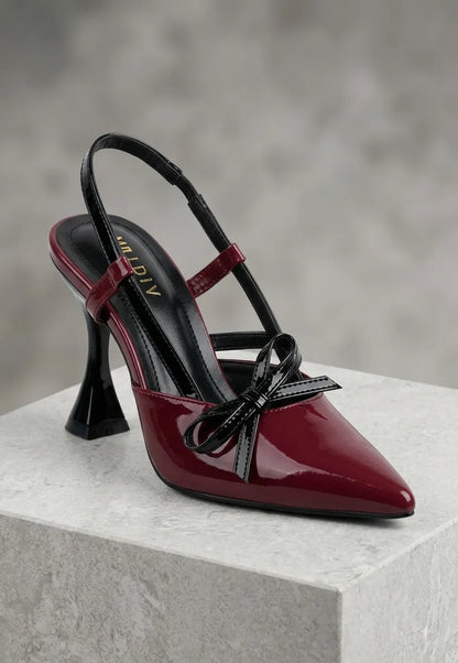 Crimson Charm Heels