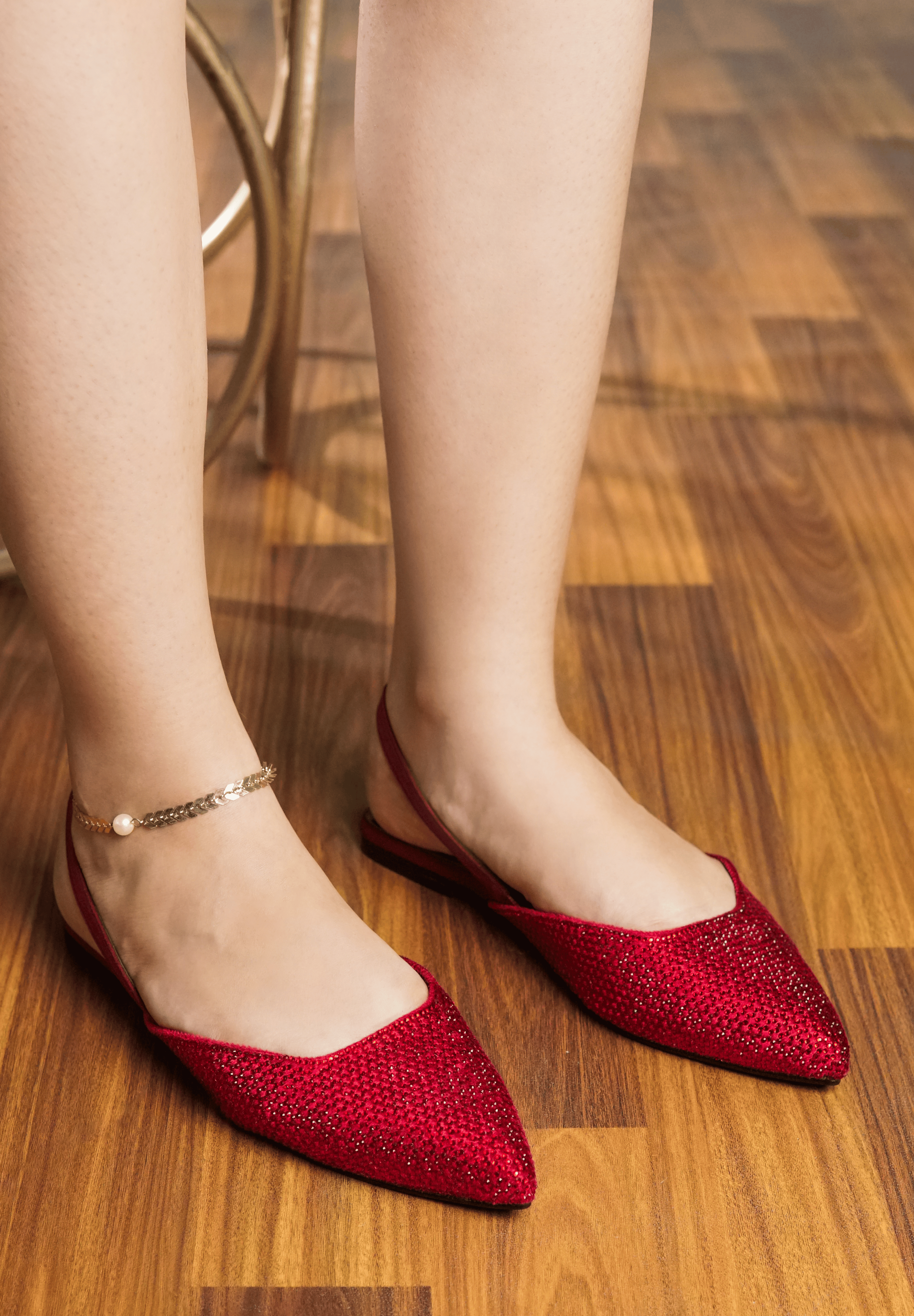 SPICA STONE SLINGBACK FLAT