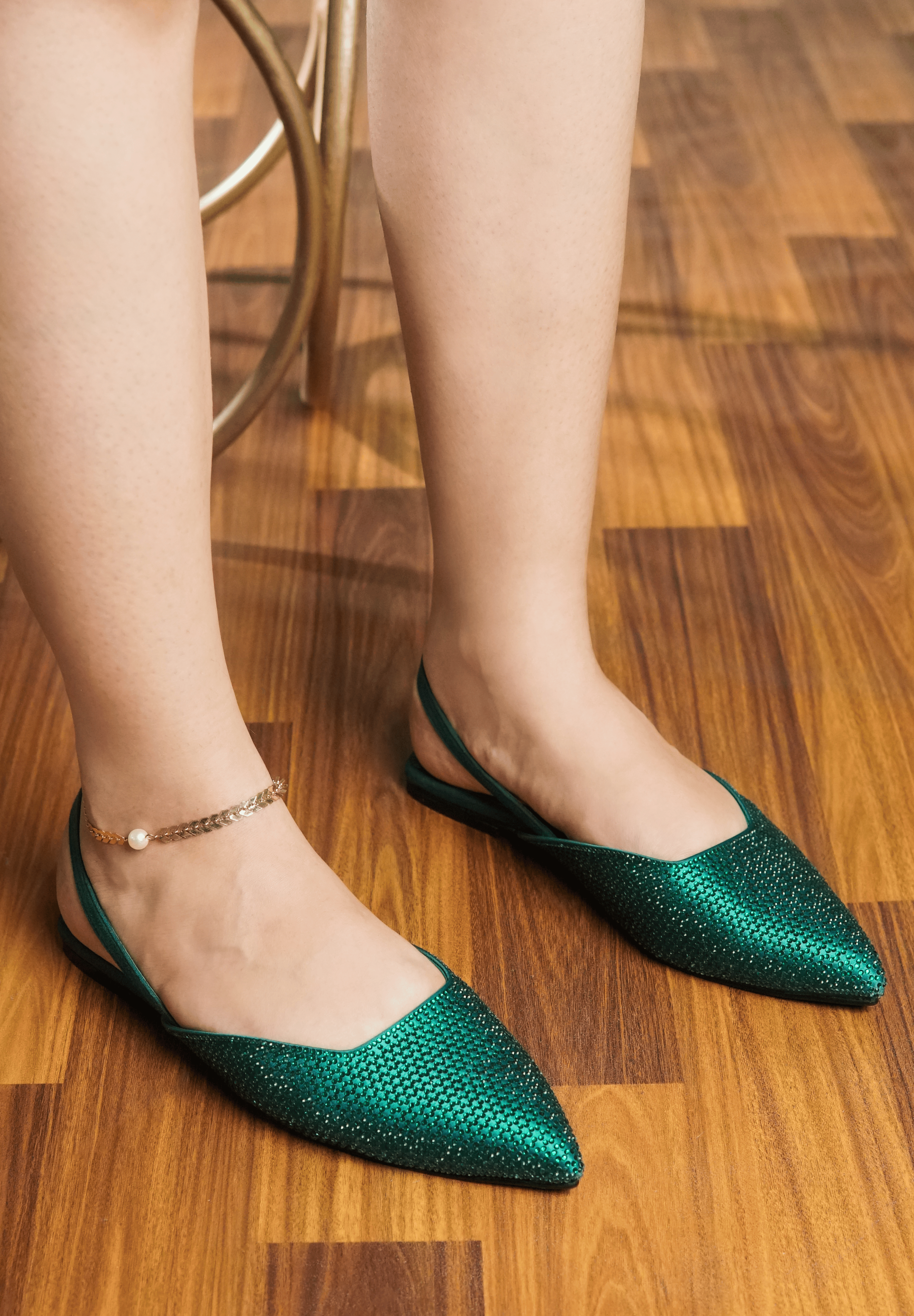 SPICA STONE SLINGBACK FLAT