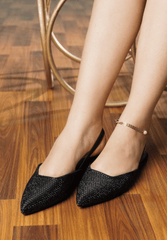 SPICA STONE SLINGBACK FLAT