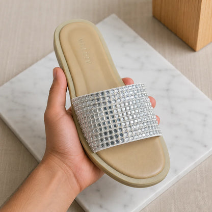 Crystal Luxe Slides