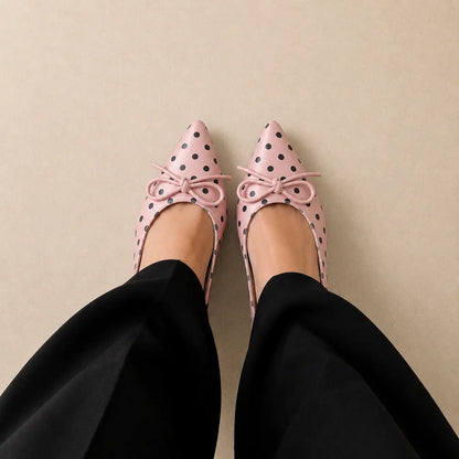 DOT SLINGBACK HEEL
