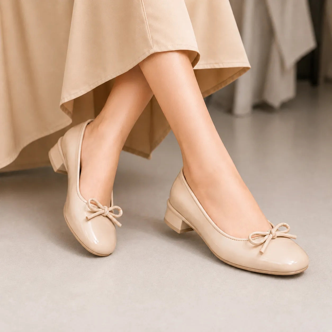 Daisy Bow Pumps