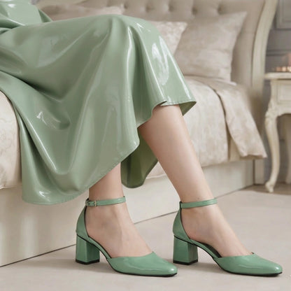 Mariangela Block Heel Pump