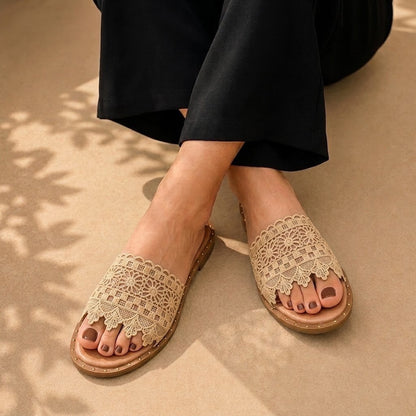 APPLIC FLATS BEIGE