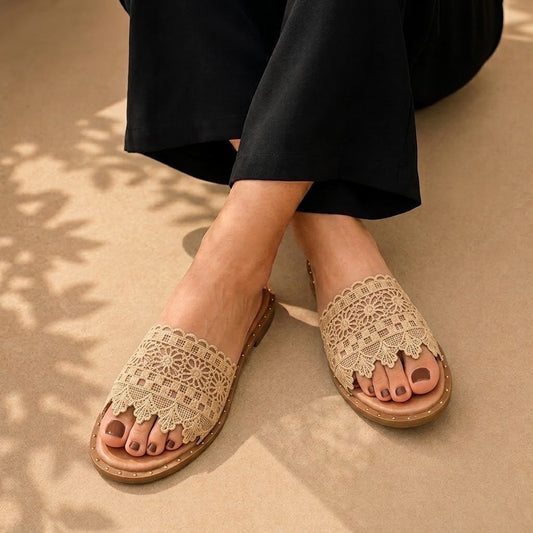 APPLIC FLATS BEIGE